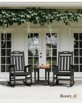 SUUNYN Oversized Outdoor Rocking Chair - Black