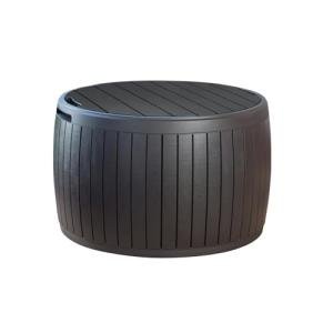 Keter Circa 3-in-1 Outdoor Storage Ottoman, Brown