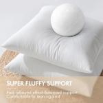 MIULEE Waterproof Outdoor Pillow Inserts – Set of 4