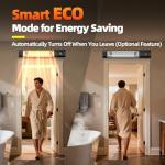 Infrared Outdoor Electric Patio Heater with Timer