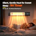 Infrared Outdoor Electric Patio Heater with Timer