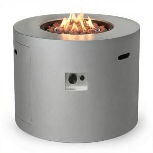 Kinger Home 32-Inch Round Propane Fire Pit