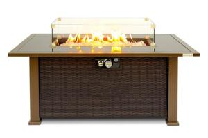 SereneLife 50,000 BTU Outdoor Fire Pit Table