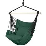 Highwild Hanging Rope Swing Hammock Chair with Cushions