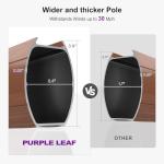 11ft Purple Leaf Cantilever Patio Umbrella - Cream