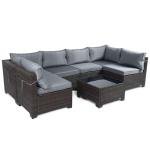 7-Piece Rattan Outdoor Patio Furniture Set