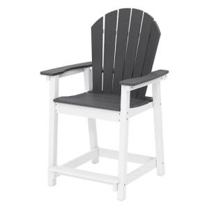 OTSUN Tall Adirondack Bar Stool Chair for Outdoors