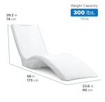 Vero Pool Lounger - Waterproof, Fade-Resistant Chair