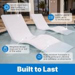 Vero Pool Lounger - Waterproof, Fade-Resistant Chair