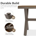 RoyalCraft 59" Rectangular Outdoor Dining Table