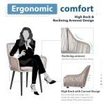 Set of 4 Outdoor Woven Rattan Dining Chairs