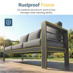 Wisteria Lane 7-Piece Aluminum Patio Conversation Set