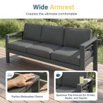 Wisteria Lane 7-Piece Aluminum Patio Conversation Set