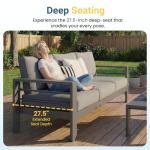 Wisteria Lane 7-Piece Aluminum Patio Conversation Set