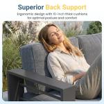 Wisteria Lane 7-Piece Aluminum Patio Conversation Set