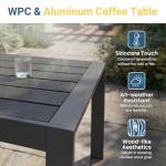 Wisteria Lane 7-Piece Aluminum Patio Conversation Set