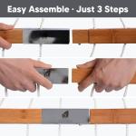 SUNCREAT Heavy Duty Portable Double Hammock – Dark Gray