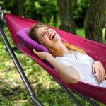 Tranquillo Portable Double Hammock with Stand 600 lbs