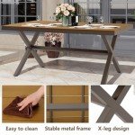 RoyalCraft 59" Rectangular Outdoor Dining Table