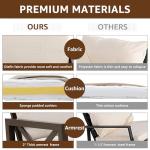 6-Piece Metal Outdoor Sectional Patio Set