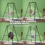 Heavy Duty Hammock Chair Stand - 330lbs Capacity
