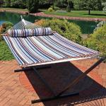 Sunnydaze Heavy-Duty Ocean Isle Quilted Hammock