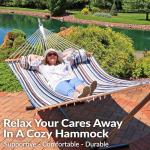 Sunnydaze Heavy-Duty Ocean Isle Quilted Hammock
