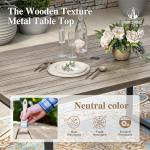 HERA'S HOUSE 7-Piece Metal Patio Dining Set