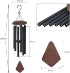 Elegant Deep Tone Wind Chimes for Outdoors