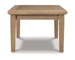 Ashley Gerianne Outdoor Eucalyptus Wood Coffee Table