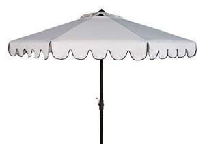Venice Navy and White 9Ft Outdoor Umbrella