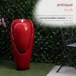 Antique Jar Outdoor Water Fountain with LED Lights