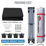 MasterCanopy Pop-Up Canopy Tent with Sidewall
