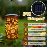 Sunflower Solar Lanterns for Outdoor Decor