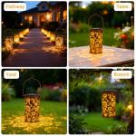 Sunflower Solar Lanterns for Outdoor Decor