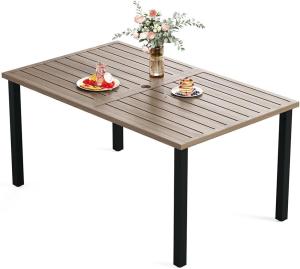 HERA'S HOUSE 6-Person Outdoor Dining Table