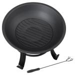 22" Portable Outdoor Fire Pit with Poker