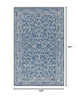 Charleston Vintage Filigree Indoor Outdoor Area Rug