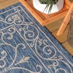 Charleston Vintage Filigree Indoor Outdoor Area Rug
