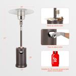 Hykolity 50,000 BTU Outdoor Patio Heater with Table