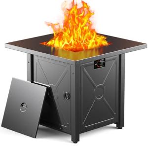 ZAFRO 28" Outdoor Propane Fire Pit Table