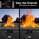 ZAFRO 28" Outdoor Propane Fire Pit Table