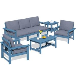 7-Piece Outdoor Patio Sectional Sofa Set