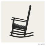 Black POLYWOOD Presidential Rocking Chair