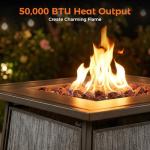 BALI OUTDOORS 28” Propane Fire Pit Table