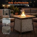 BALI OUTDOORS 28” Propane Fire Pit Table