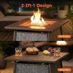 BALI OUTDOORS 28” Propane Fire Pit Table