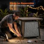 BALI OUTDOORS 28” Propane Fire Pit Table