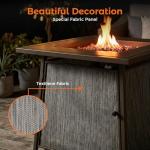 BALI OUTDOORS 28” Propane Fire Pit Table