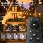 Addlon 150 FT Waterproof Outdoor String Lights